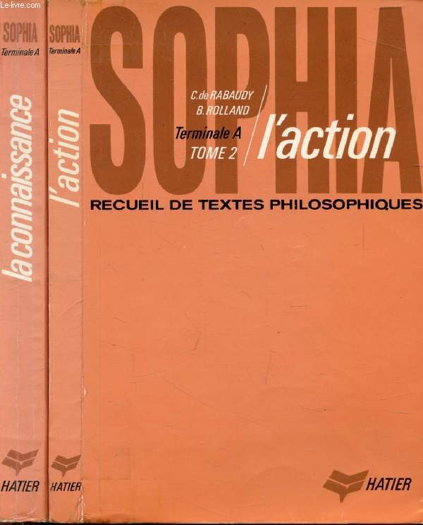 SOPHIA Tome 1 
La connaissance